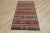 1960s Traditional Ethnic Red Striped Cicim Natural Wool Kilim Rug For Sale - Image 13 of 13