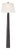 Chapman & Myers by Visual Comfort Signature Fluted Spire Floor Lamp in Aged Iron with Linen Shade For Sale