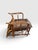 Antique Belgian Vannerie St. Jacques Handwoven Wicker Reclining Armchair With Pull-Out Footrest, C. 1900 For Sale - Image 10 of 11