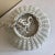 Mid Century White Wicker Hanging Swag Light For Sale - Image 4 of 7