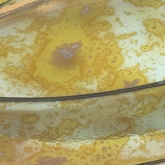 Glass Monumental Salvatore Polizzi Art Glass Centerpiece ‘Southwest Platter’, Circa 1980s For Sale - Image 7 of 11