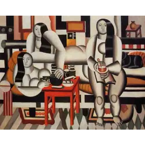 Artist: Fernand Leger Country: France Title: Le petit dejeuner Medium: Giclee Marks: Numbered not signed Size: Watercolor...