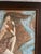 Vintage 1980s Ting Shao Kuang Style Wall Art Hand Painted (25 X 25) For Sale - Image 4 of 8