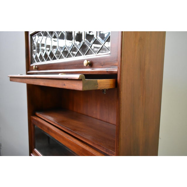 2020s Legacy 5 Stack Barrister Bookcase - Brown Walnut For Sale - Image 5 of 10