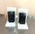 Art Deco Art Deco Black/White Geometric Marble Bookends For Sale - Image 3 of 4