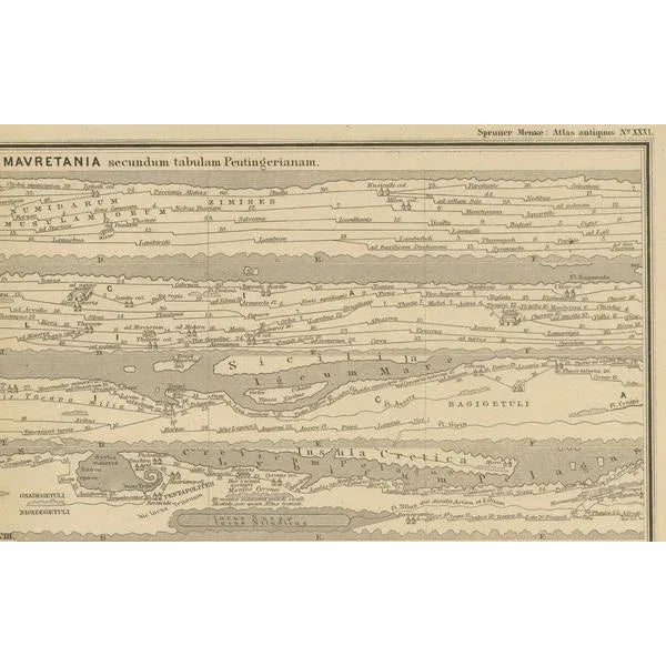 North African Coasts: Marmarica to Mauretania in Roman Times, 1880s For Sale - Image 4 of 6