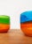 Vintage German Colorful Glass Bowls from Eisch, Set of 2, in Very Good conditions. Designed 1970 to 1979 This piece has an...