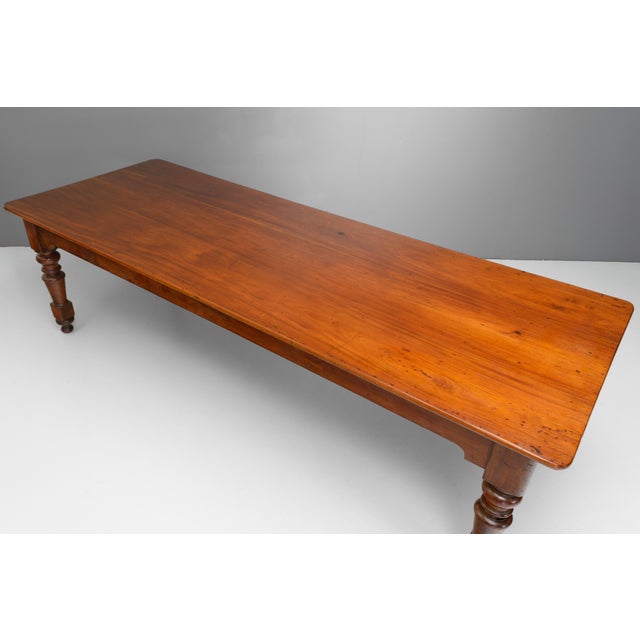 Late 19th Century Mahogany Boardroom Table, 1880s For Sale - Image 5 of 9