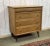 Wood English Chest of Drawers in Oak with Compass Feet, 1970s For Sale - Image 7 of 16
