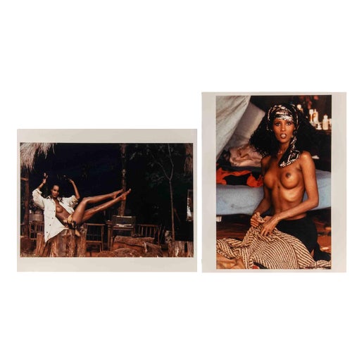 Peter Beard, Iman Nude, Photographs, 1986, Set of 2 For Sale