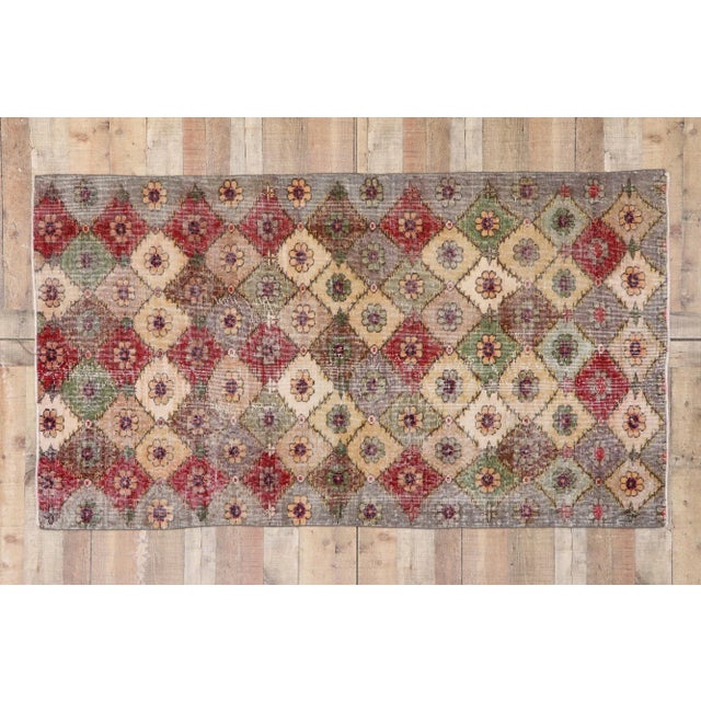 Vintage Turkish Sivas Rug - 04'02 X 07'03 For Sale - Image 9 of 10
