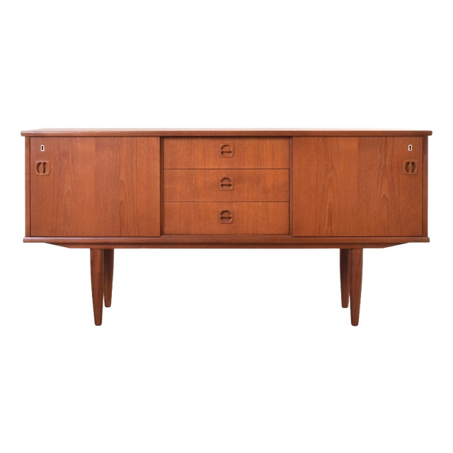 Mid-Century Danish Teak Sideboard, 1960s For Sale