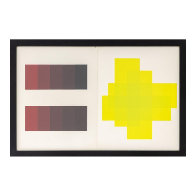 Josef Albers "The Interaction of Color Plate Xx-1", 1973 For Sale
