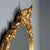Carved and Gilded Wooden Table Mirror For Sale - Image 9 of 11