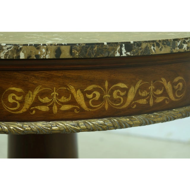 Approx: 20 Years Old Carved Paw Feet Quality Construction Nice Decorative Skirt New York Empire Style Gold Painted Accents...