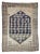 On Hold for Photoshoot* 1940s Apricot, Peach, Grey & Indigo Field of Boteh Rug, 3.3 X 4.5 For Sale - Image 10 of 10