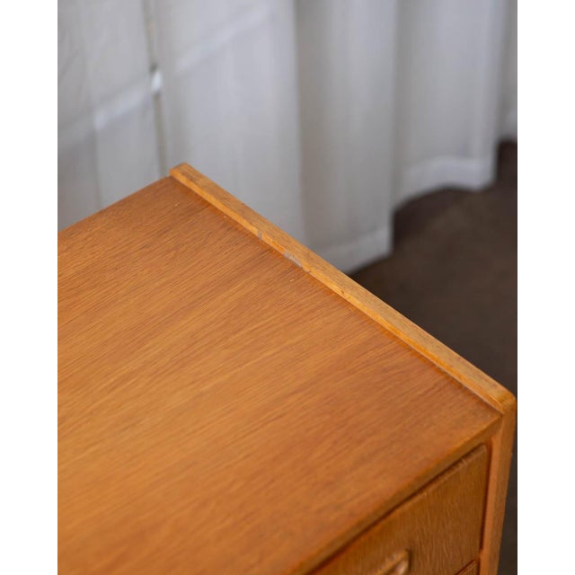 Swedish Petite Teak Chest of Drawers, 1960s For Sale In Columbus - Image 6 of 9
