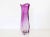 Stunning Murano glass vase. Blown fresh organic curve, this vase offers beautiful reflections and a gradient purple to...