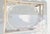 1970's Vintage Ficks Reed Rattan Circular Off White Small Glass Top Coffee Table For Sale In West Palm - Image 6 of 8