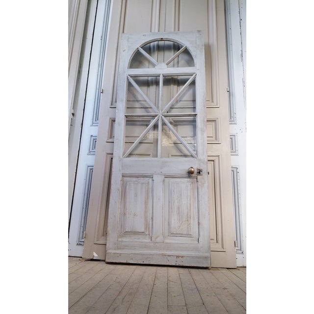 Blue Glass Front Door, 1890s For Sale - Image 8 of 13