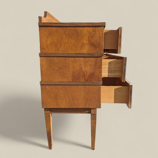 Mid-Century Asian-Inspired Walnut Nine-Drawer Credenza, 1960s For Sale In Los Angeles - Image 6 of 10