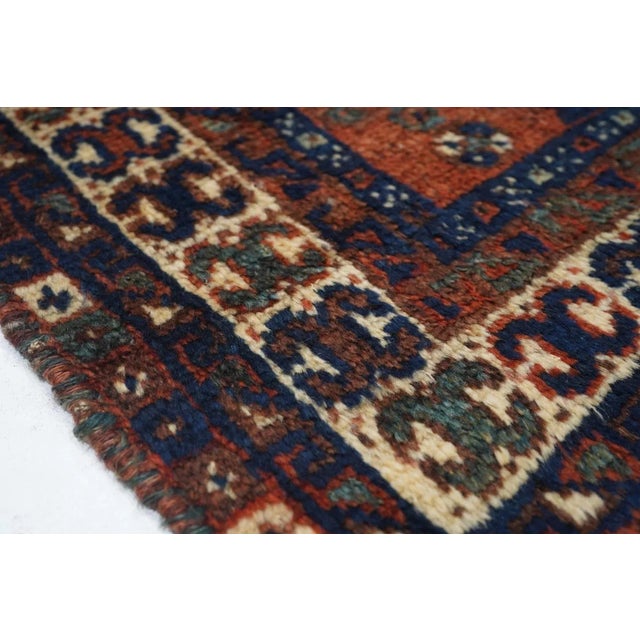 Antique Shiraz Rug 2'9'' x 3'1'' For Sale - Image 4 of 7