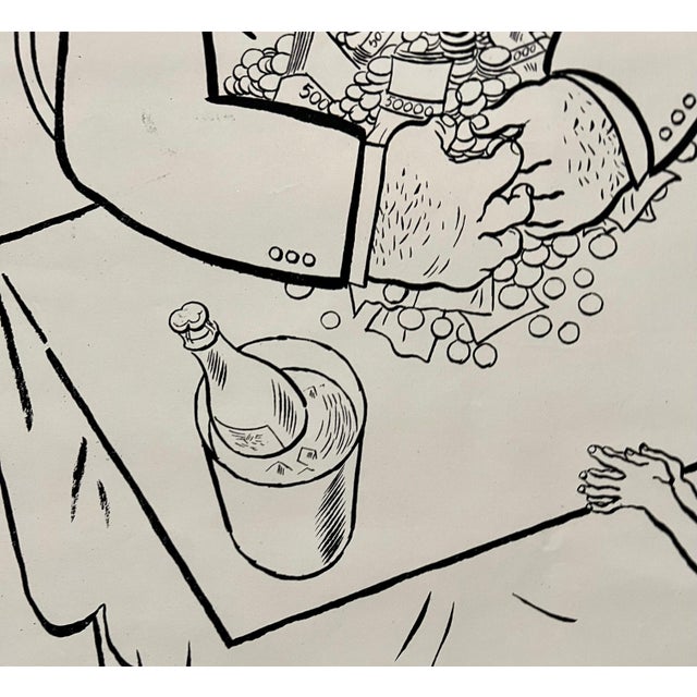 George Grosz, Large George Grosz 1923 Lithograph Die Rauber German Expressionism Wpa Realism For Sale In Miami - Image 6 of 13