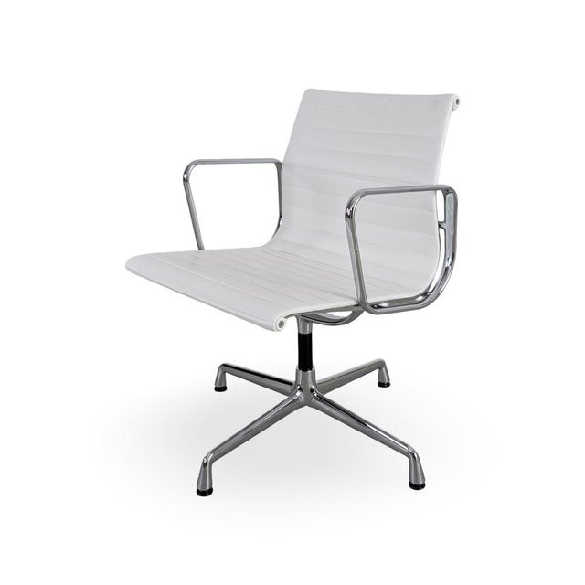EA 108 Chair in Leather by Charles & Ray Eames for Vitra For Sale - Image 5 of 11