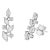 The Aurora Petite White Gold Climber Earrings - 2 Pieces For Sale