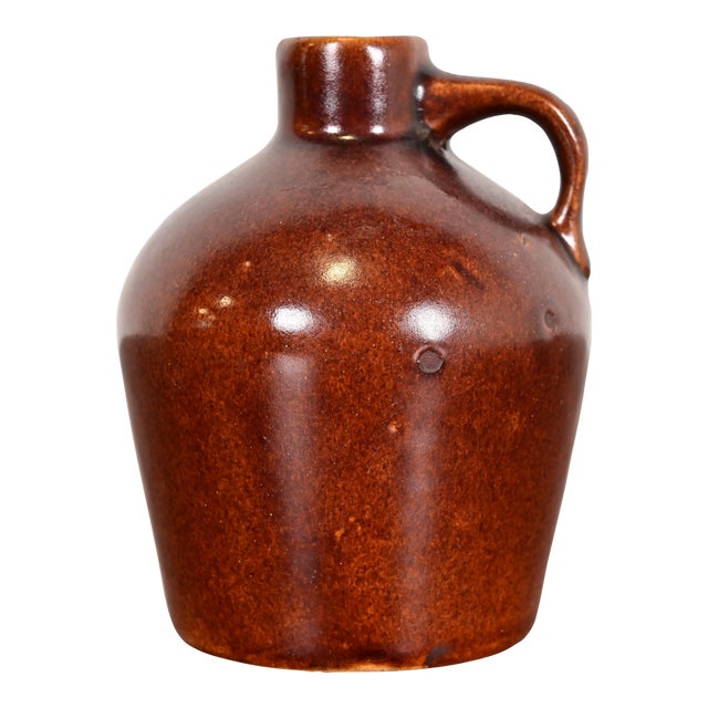 Roycroft Pottery Antique Arts & Crafts Glazed Ceramic Jug, Circa 1920s For Sale