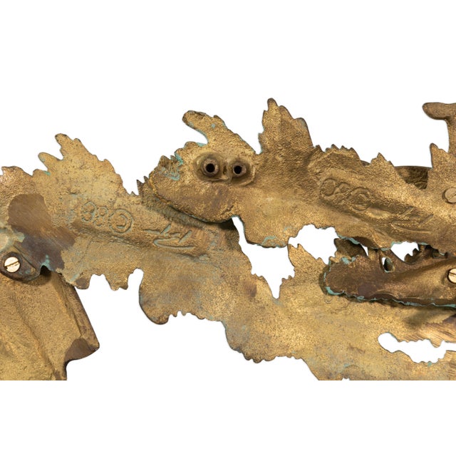 Vintage 1988 Bijan Jazai Shokatfard Metal Landscape Sculpture For Sale In Detroit - Image 6 of 7