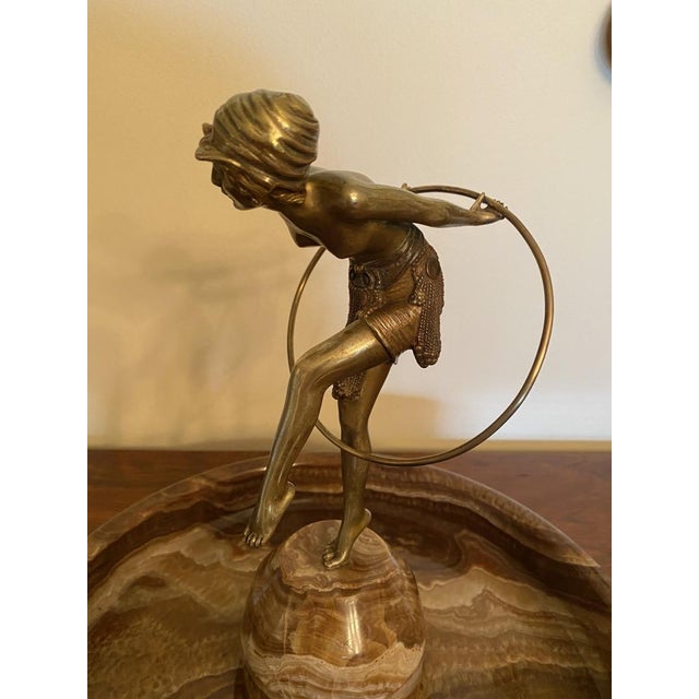 Early 20th Century Demetre Chiparus 1920 Hoop Dancer For Sale - Image 5 of 6
