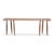 Rustic Carved Leg Console Table in Natural Pine For Sale - Image 4 of 12