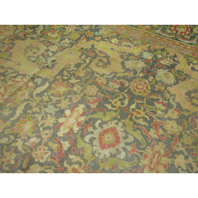 19th Century Ziegler Sultanabad, 12'2'' X 14'9'' For Sale - Image 10 of 13