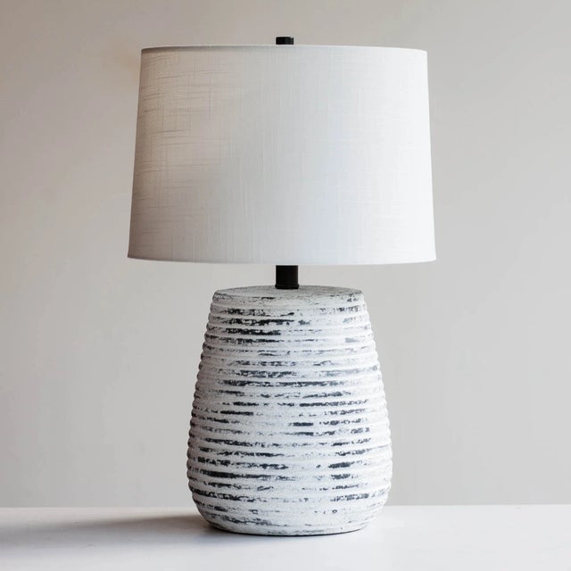 2020s Lawrence & Scott Emi "Wabi Sabi" Handmade Porcelain Table Lamp For Sale - Image 5 of 8