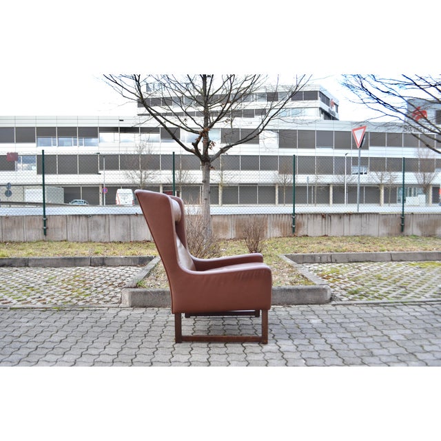 Leather Lounge Highback Chair by Rudolf Glatzel for Kill International, 1960s For Sale - Image 12 of 18
