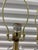 Glass Swedish Style Stacked Crystal Glass and Brass Table Lamps - A Pair For Sale - Image 7 of 7