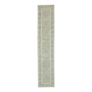 Turkish Oushak Runner Rug 2'10" x 14' #17813 For Sale