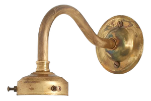 Vintage French Coolie Milk Glass Kitchen Task Wall Light, 1920s