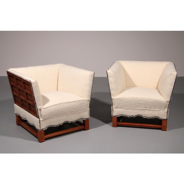 Set of Spanish Armchairs by Elias Barup for Gärsnäs, Sweden, 1930s For Sale - Image 13 of 13
