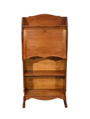 Small 20th Century England Secretary Massive Mahogany Billets, 1890s