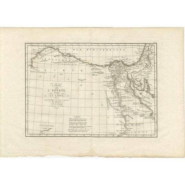 Ancient Egypt and Libya with the Mouths of the Nile Map, 1818 For Sale - Image 3 of 8