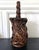 Large Antique Japanese Smoked Bamboo Basket Ikebana Mingei For Sale - Image 10 of 18