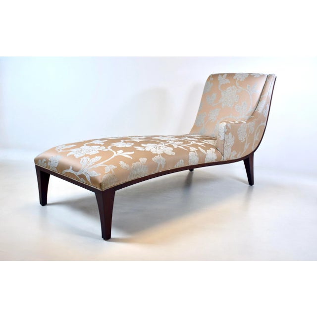 Stickley Stickley Brothers Neoclassical Chaise Lounge, Mahogany Upholstery, Usa For Sale - Image 4 of 11