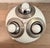An original 1950s iconic italian Mid Century 3 socket directional flush ceiling light by the famed Italian maker,...