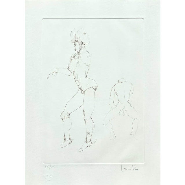 Leonor Fini, Figurative Composition, 20th Century, Lithograph on Arches Paper For Sale