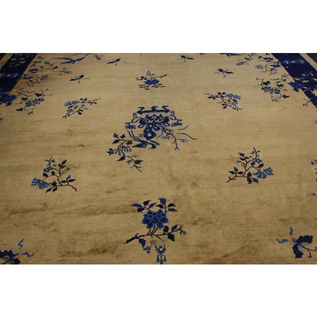 Antique Chinese Peking Rug - 11'00 X 14'05 For Sale - Image 4 of 11
