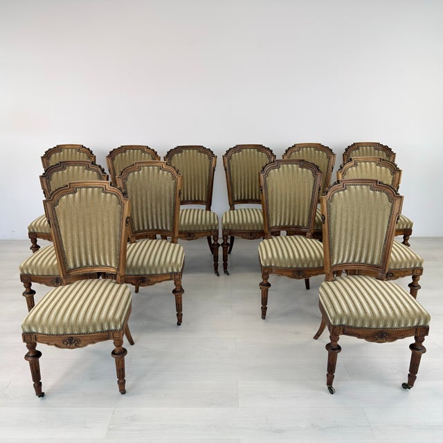 J. Warin Meubles Dining Chairs - Set of 12 For Sale - Image 4 of 15