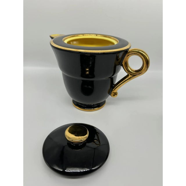 1950s Earthenware Tea Service from Salins, 1950s, Set of 3 For Sale - Image 5 of 13