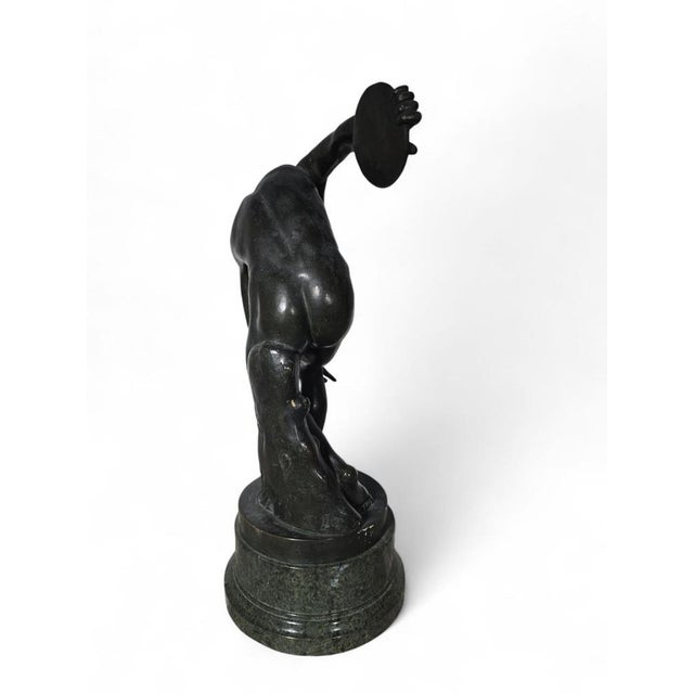 Grand Tour Sculpture of the Discobolus, 1880, Bronze For Sale - Image 9 of 12